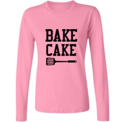 Ladies Relaxed Fit Basic Long Sleeve Tee