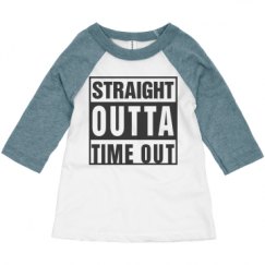 Toddler 3/4 Sleeve Raglan Tee