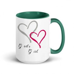 15oz Ceramic Mug with Color Inside