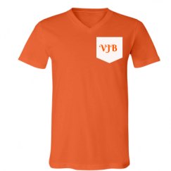 Unisex V-Neck Jersey Tee