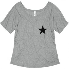 Ladies Flowy Slouchy Tee