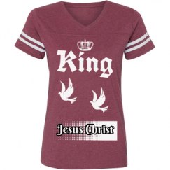 Ladies Relaxed Fit Vintage Sports Tee