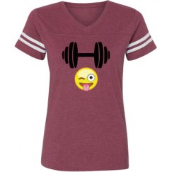 Ladies Relaxed Fit Vintage Sports Tee