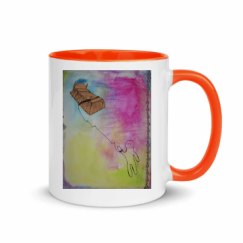 11oz Ceramic Mug with Color Inside