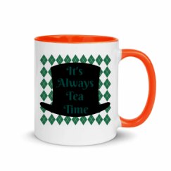 11oz Ceramic Mug with Color Inside