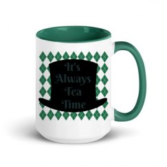 15oz Ceramic Mug with Color Inside