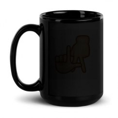 15oz Black Glossy Mug