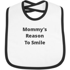 Infant Contrast Trim Bib