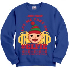 Unisex Film and Foil Crewneck Sweatshirt