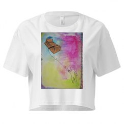 Ladies Festival Cali Crop Top Tee