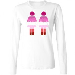 Ladies Relaxed Fit Basic Long Sleeve Tee