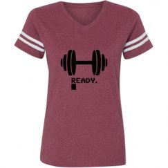 Ladies Relaxed Fit Vintage Sports Tee