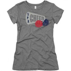 Ladies Slim Fit Super Soft Triblend Tee