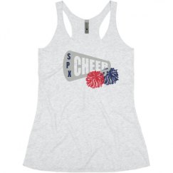 Ladies Slim Fit Super Soft Racerback Triblend Tank