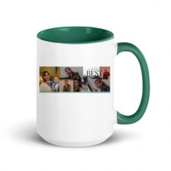 15oz Ceramic Mug with Color Inside