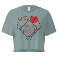 Ladies Festival Cali Crop Top Tee