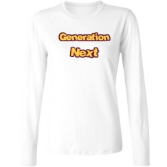 Ladies Relaxed Fit Basic Long Sleeve Tee