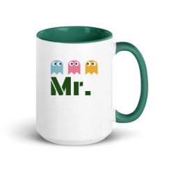 15oz Ceramic Mug with Color Inside