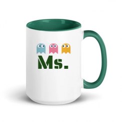 15oz Ceramic Mug with Color Inside