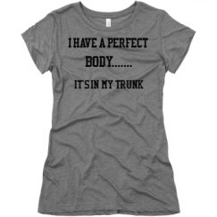 Ladies Slim Fit Super Soft Triblend Tee