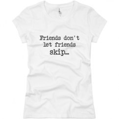 Ladies Slim Fit Basic Promo Jersey Tee