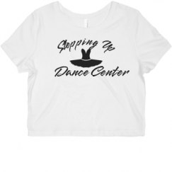 Ladies Slim Fit Crop Top Tee