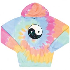 Unisex Tie-Dye Fleece Hoodie