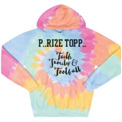 Unisex Tie-Dye Fleece Hoodie