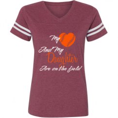 Ladies Relaxed Fit Vintage Sports Tee