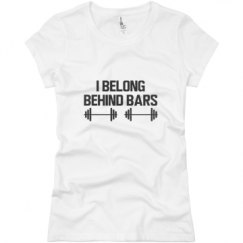 Ladies Slim Fit Basic Promo Jersey Tee