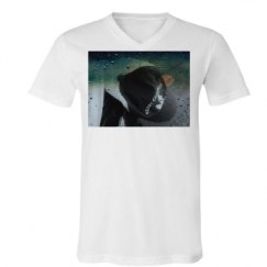 Unisex V-Neck Jersey Tee