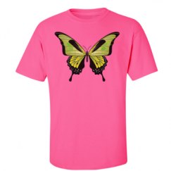 Unisex Ultra Cotton Safety Neon Crewneck Tee