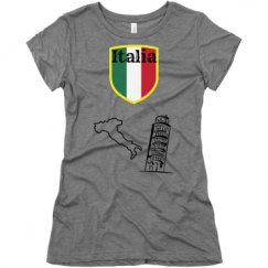 Ladies Slim Fit Super Soft Triblend Tee