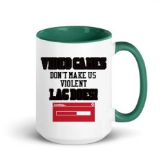 15oz Ceramic Mug with Color Inside