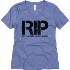 Ladies Relaxed Fit Super Soft Triblend V-Neck Tee