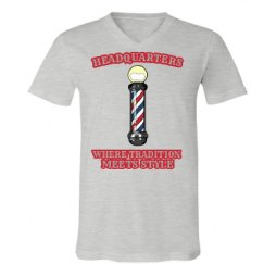 Unisex V-Neck Jersey Tee