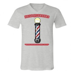 Unisex V-Neck Jersey Tee