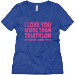 Ladies Relaxed Fit V-Neck Tee