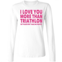 Ladies Relaxed Fit Basic Long Sleeve Tee