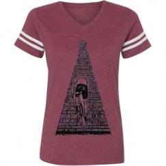 Ladies Relaxed Fit Vintage Sports Tee