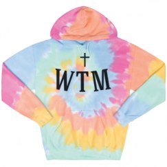 Unisex Tie-Dye Fleece Hoodie