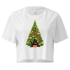 Ladies Festival Cali Crop Top Tee