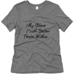 Ladies Relaxed Fit Super Soft Triblend Tee