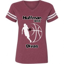 Ladies Relaxed Fit Vintage Sports Tee