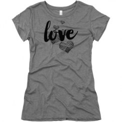 Ladies Slim Fit Super Soft Triblend Tee