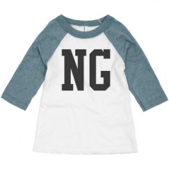 Toddler 3/4 Sleeve Raglan Tee