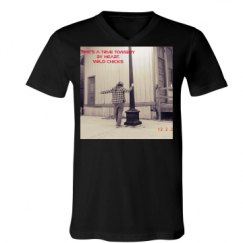 Unisex V-Neck Jersey Tee