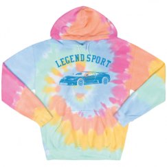 Unisex Tie-Dye Fleece Hoodie