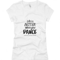 Ladies Slim Fit Basic Promo Jersey Tee