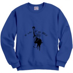 Unisex Film and Foil Crewneck Sweatshirt